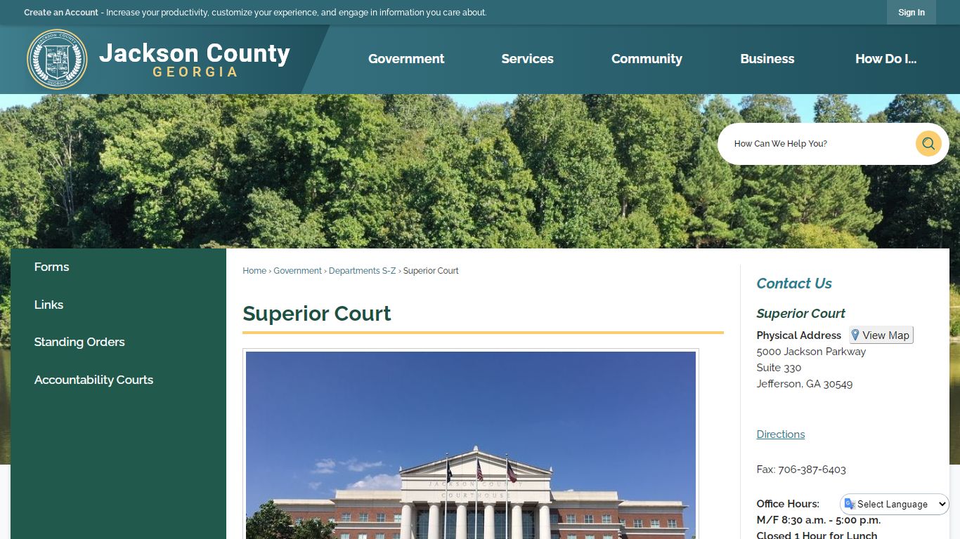 Superior Court | Jackson County, GA